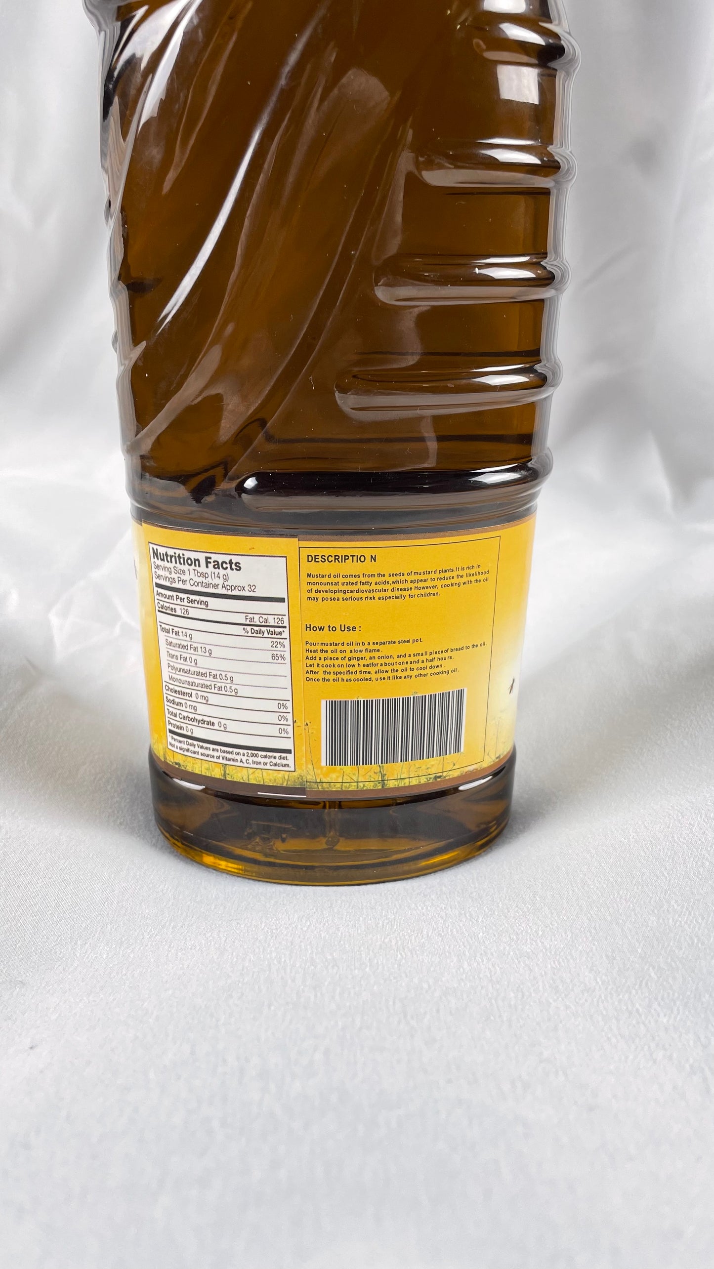 Sarson/Mustard Oil – Cold Pressed (920g)